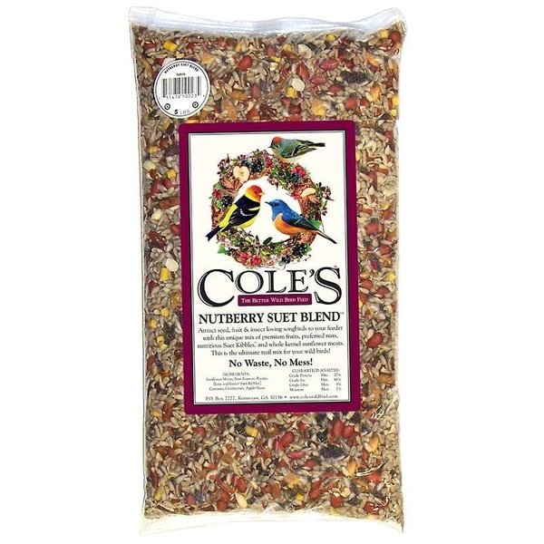 Coles Nutberry Suet Blend Blended Bird Seed, 10 lb Bag NB10